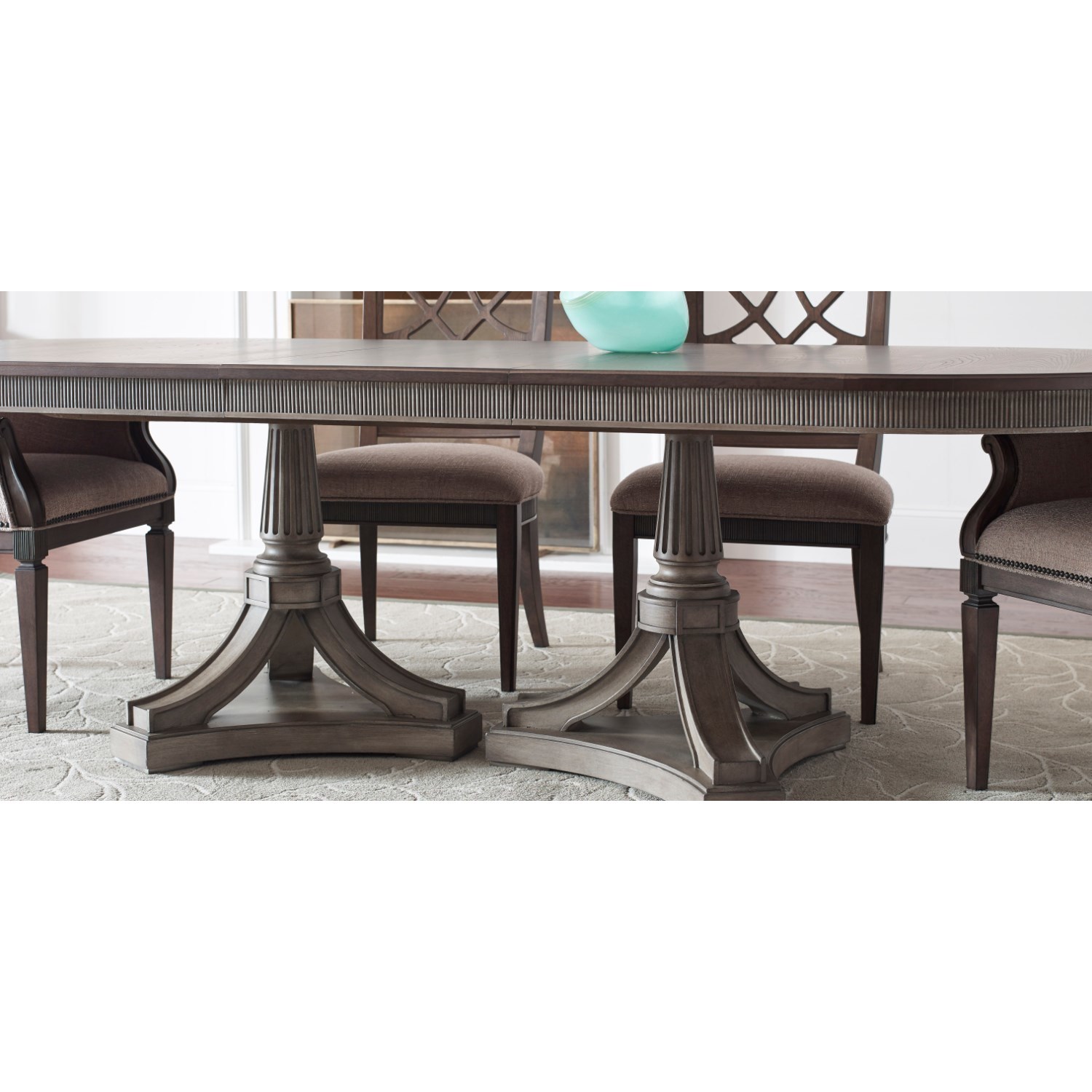 American Drew Savona Freidrick Dining Table with Leaf Sheely's